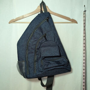 G Nil Denim Sling Backpack
